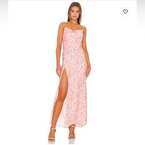 Revolve River Dress in Pink Floral